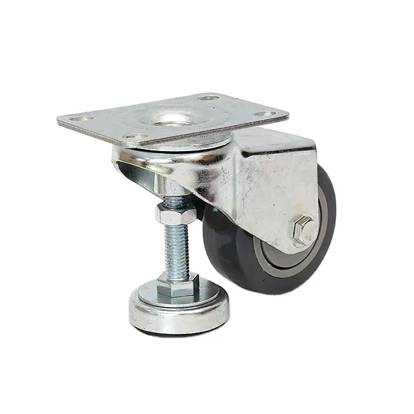 DLPO Adjustment caster wheels with foot cup heavy duty adjustable caster