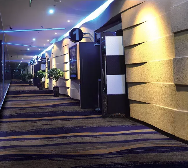 Axminster Carpet 5 Star Hotel Nylon Printed Cinema Carpet Lobby Wall to Wall Banquet Hall Carpet