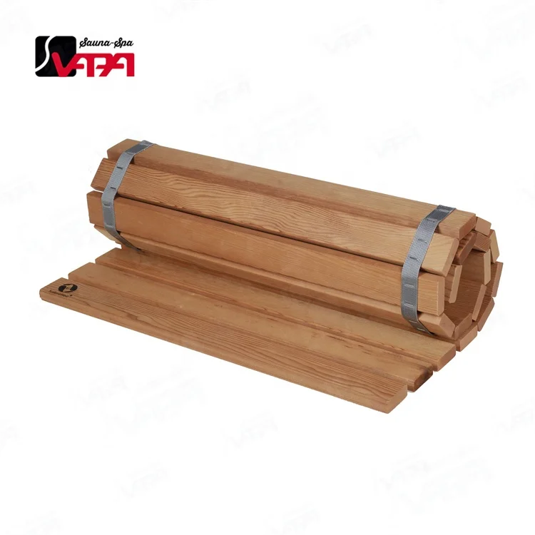 Vapasauna Direct manufacturer high quality red cedar sauna room mat sauna accessories padded bath mat