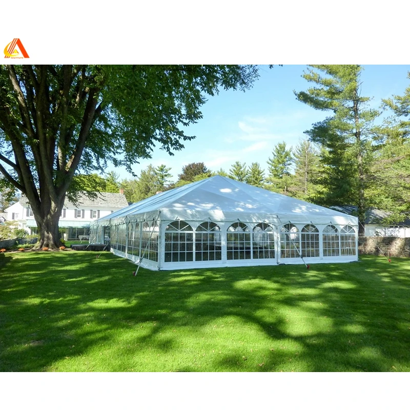 Factory Price Clear Tent 10x20 15x20 15x30 20x30m Transparent Marquee Tent Church Wedding Reception Events Frame Tent