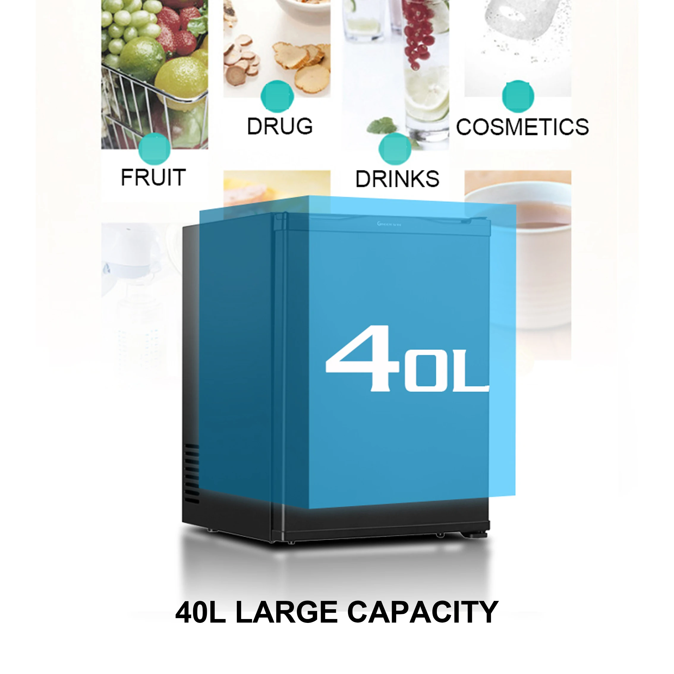 Multi purpose 40 litre mini office fridge 40l mini bar fridge