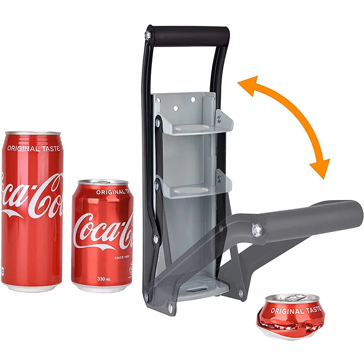 Aluminum Heavy Duty Metal Wall Mounted Eco-Friendly Recycling Tool Wall-Mounted Smasher for Aluminum Seltzer for Recycling