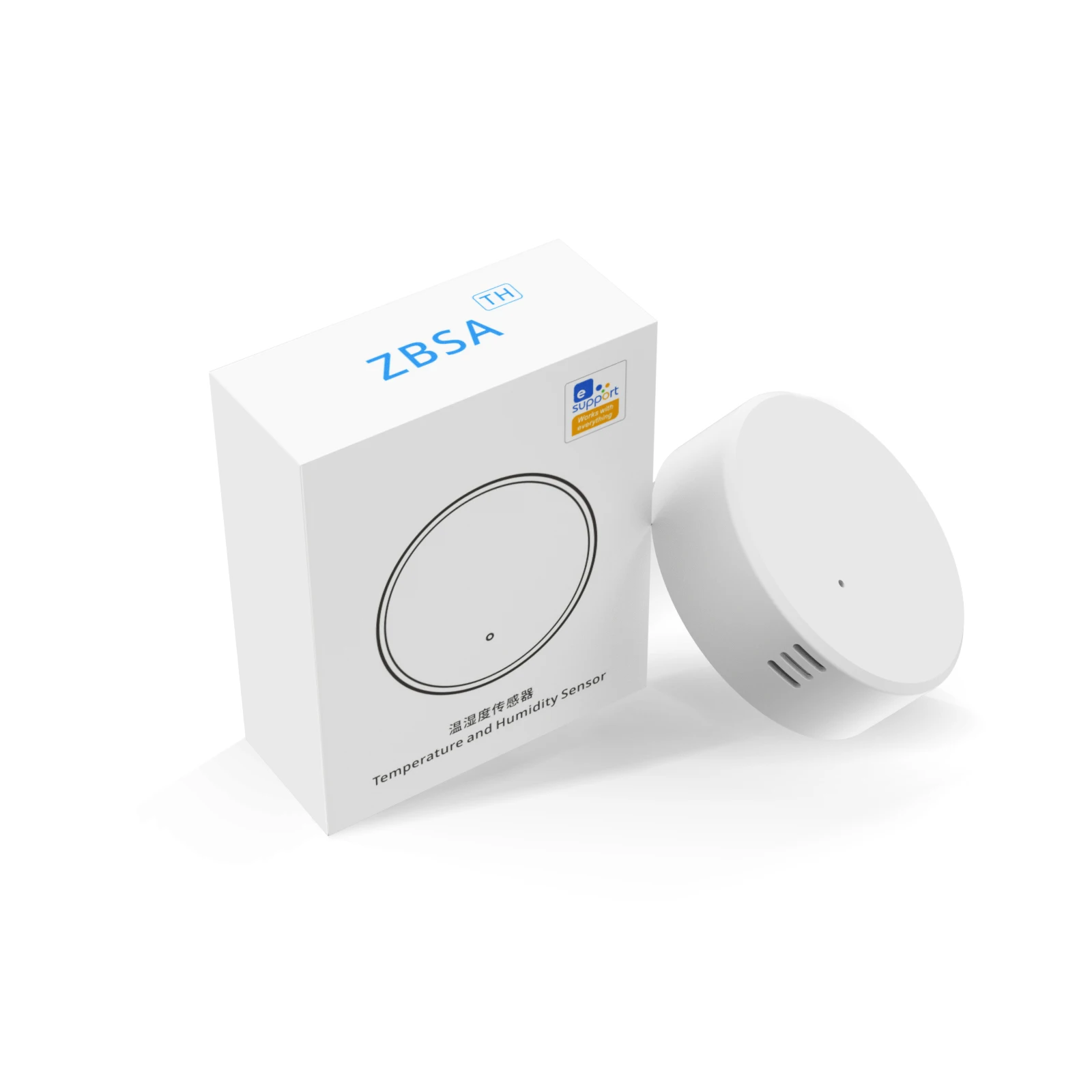 Woolley Smart Temperature and Humidity Sensor Zigbee Smart Home Real Time Monitor Works with Zigbee 3.0 Gateway Alexa Google