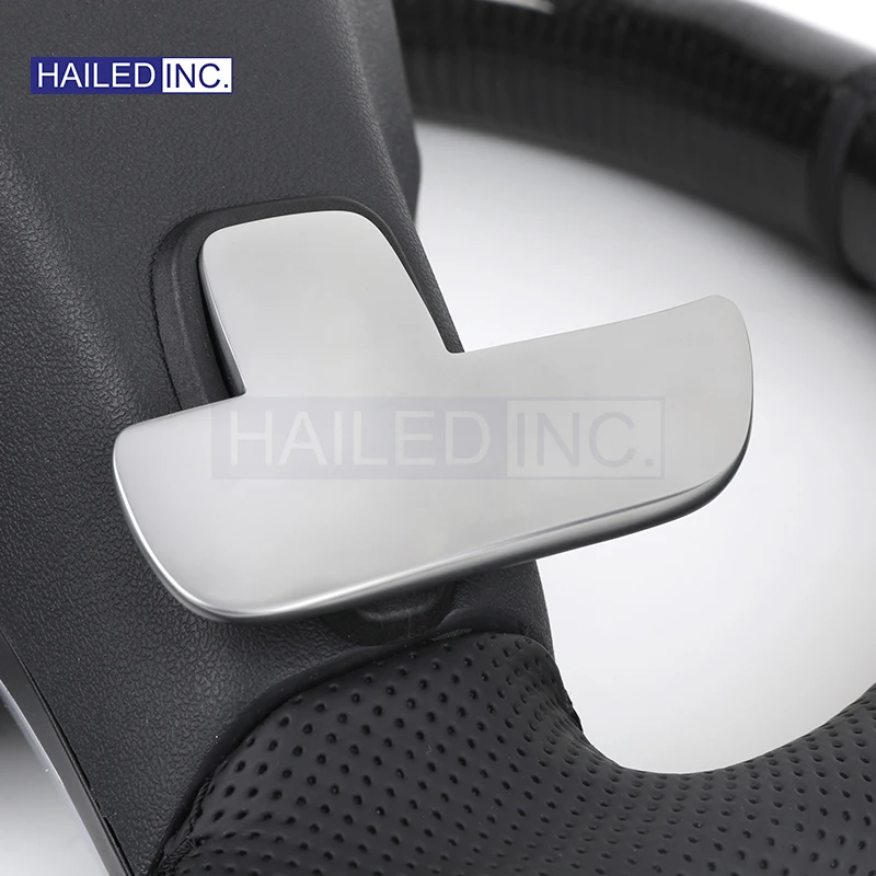 HAILED Upgrade Half Leather Carbon Fiber Steering Wheel for Mercedes Benz G Wagon W463 G63 W204 W205 W211 W212 W213 GLA X156 GLC