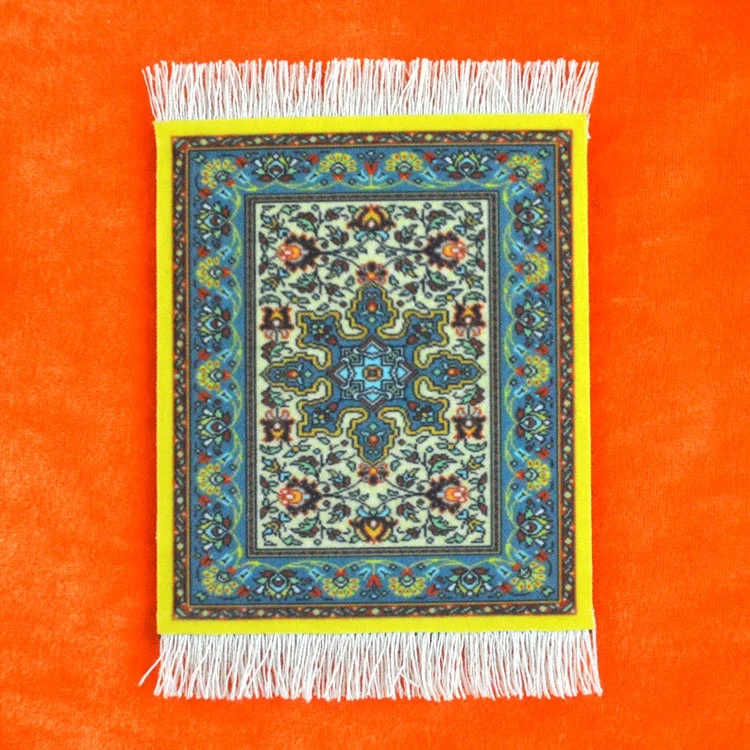 Mini Persian/Oriental Carpet Coasters 4 Pack by World Market