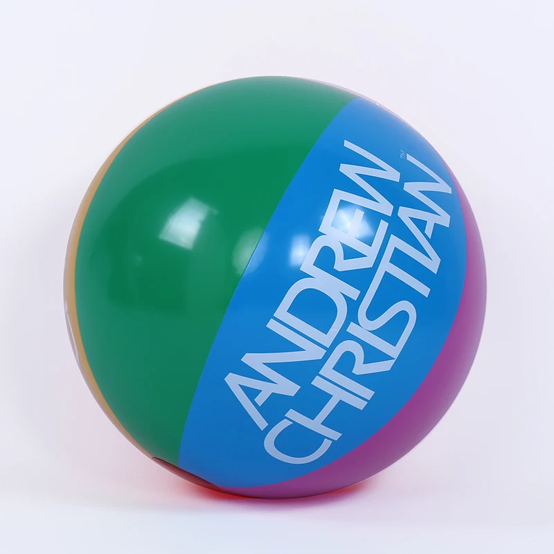 High demand products colorful fashion custom logo 3d inflatable beach