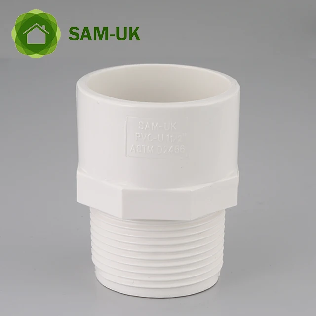 Factory direct sale pvc pipe fitting drainage male adapter female socket fittings pvc pipes and fittings