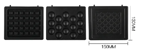 hot multifunction sandwich maker non stick breakfast waffle  sandwich maker 3 in 1