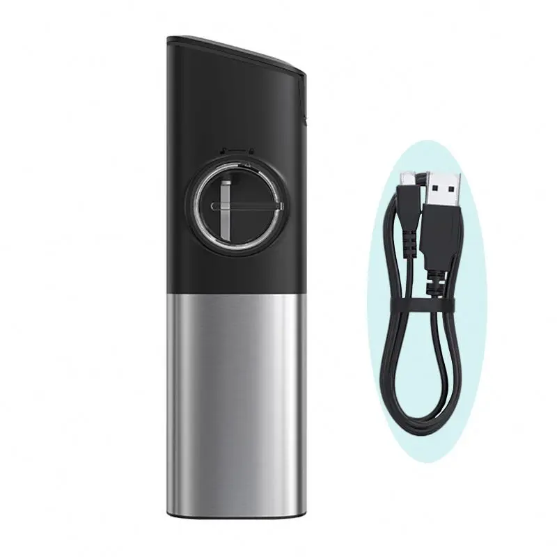 Portable Electric Stainless-Steel Gravity Chargeable Led Light Pepper, Mill Adjustable Coarseness Sea Salt Pepper Grinder