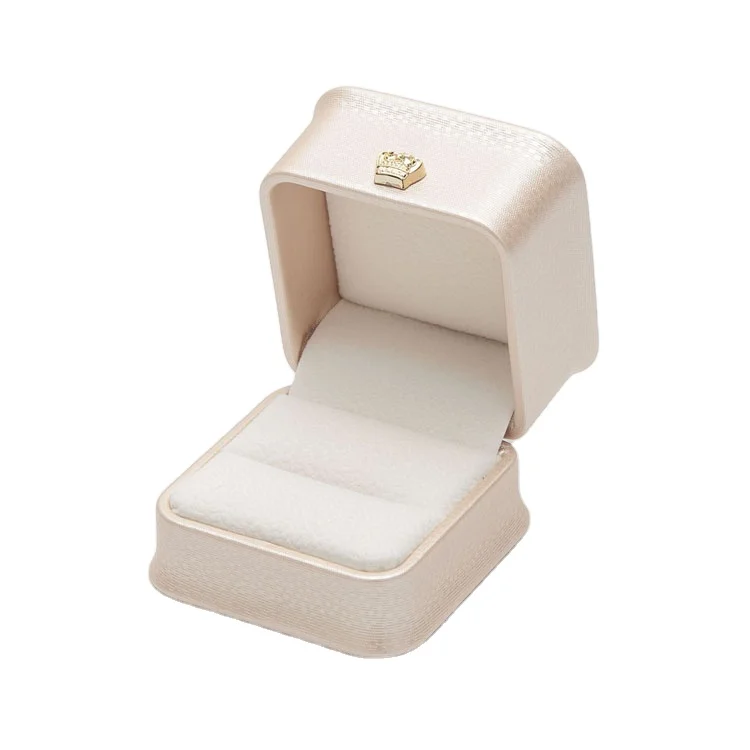 Fashion Luxury Pure White Custom Logo PU Leather Velvet Insert Jewelry Set Box Packaging Earring Necklace Ring Boxes