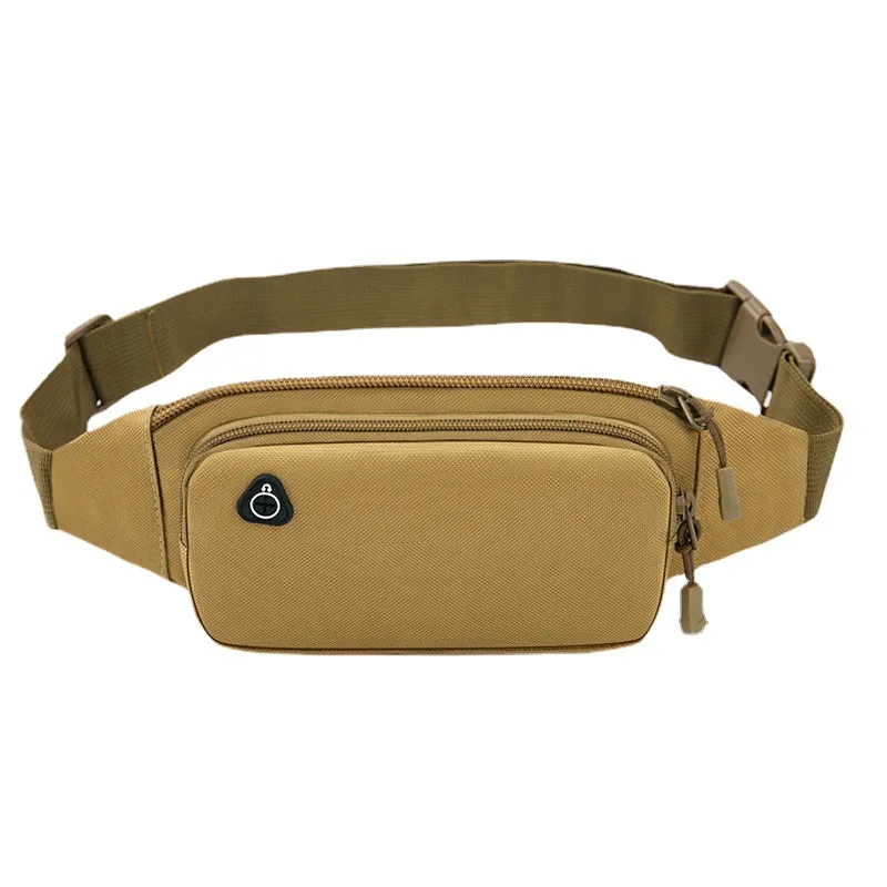 Male Female Waterproof Crossbody Chest bag Custom Small running fitness fanny pack fashion camouflage outdoor waist bag for men