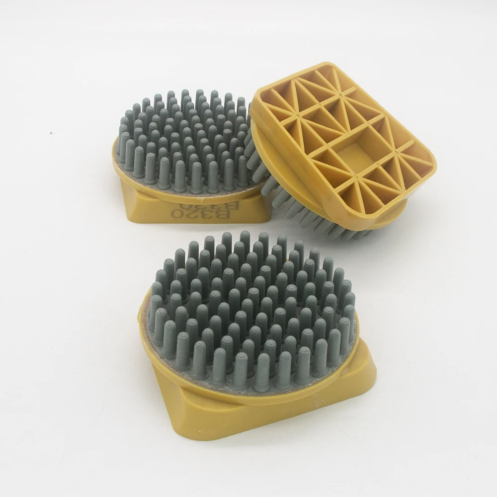 Diamond Frankfurt Abrasive Airflex and Filiflex Antique Brush with Rubber Materials for Grinding Marble to achieve matte gloss