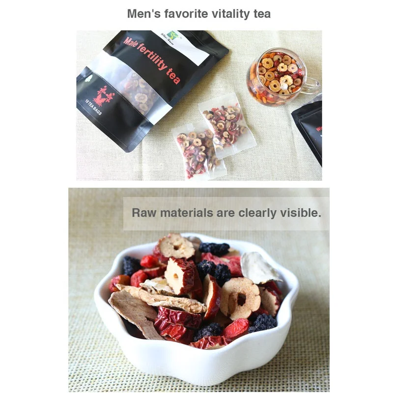 OEM Male Fertility Tea Natural Strength organic Herbal Health Fertility Tea for men
