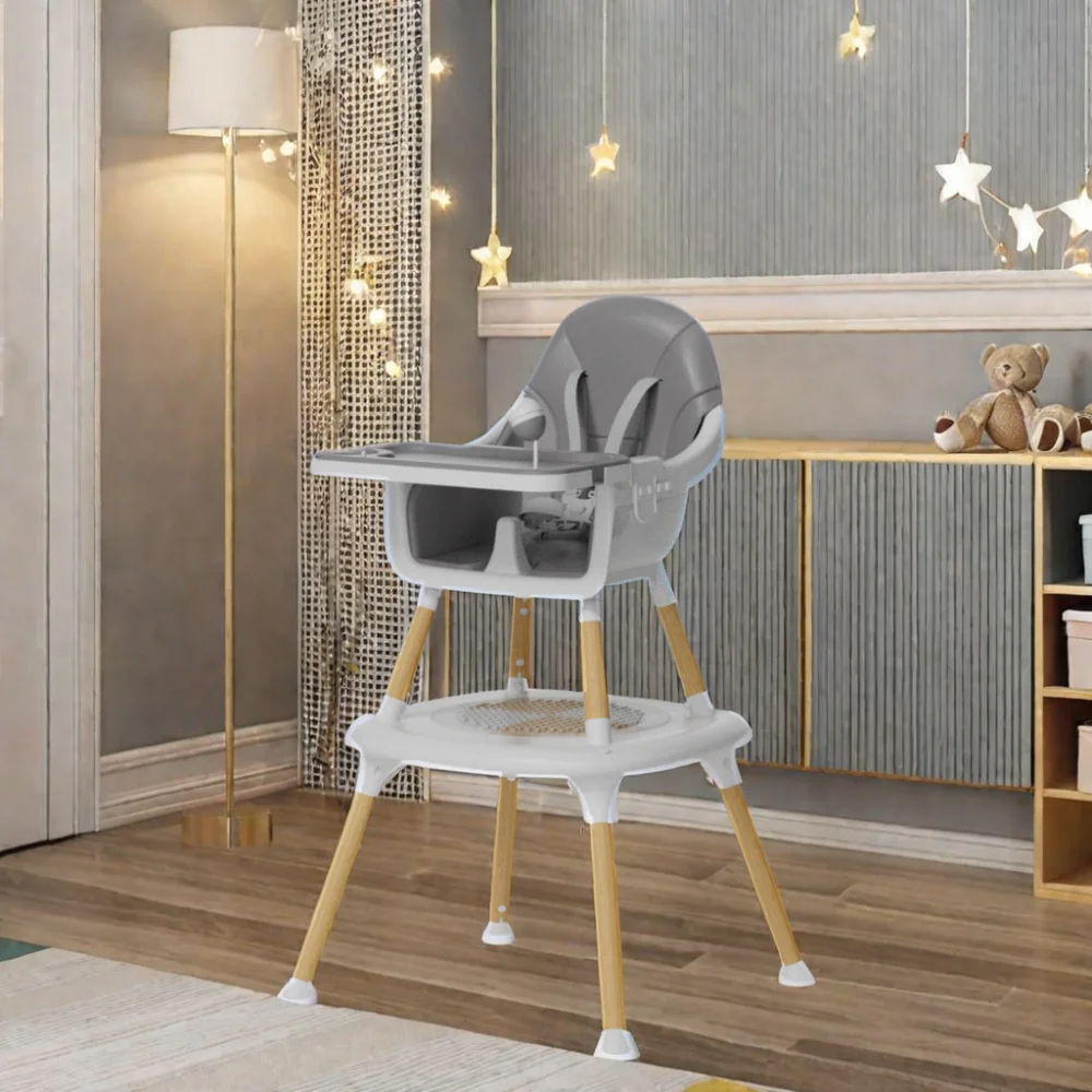 Multifunctional Folding Baby High Chair Plastic Baby Feeding Dining Chair