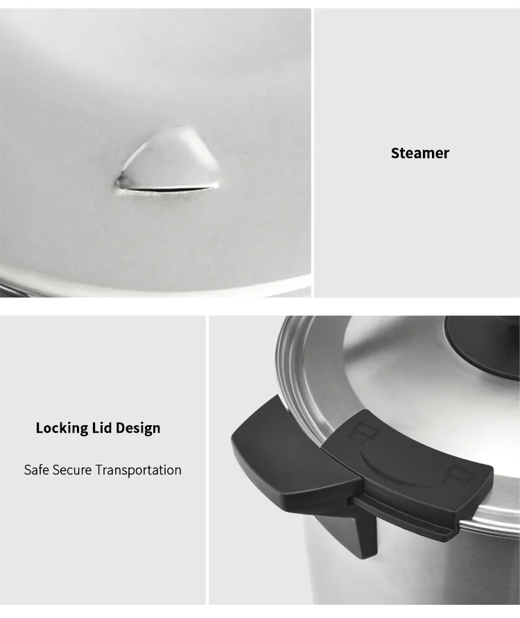 COMMERCIAL DOUBLE LAYER STAINLESS STEEL INSULATION 20 LITERS THERMOS POT CATERING ELECTRIC URN HOT WATER BOILER 2023 on SALE