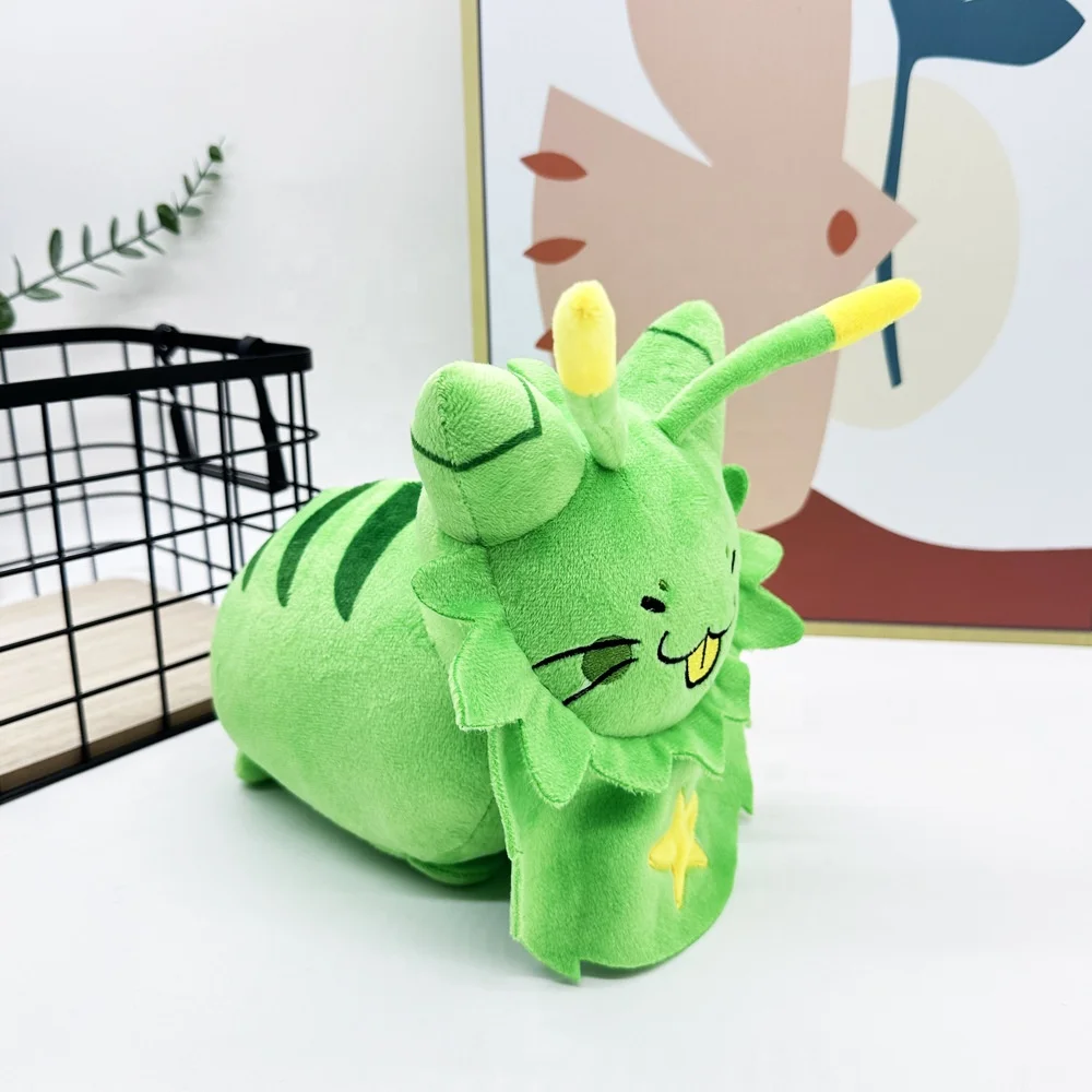 Custom Regretevator Gnarpy Plush Figure Toys Green Cat Stuffed Animal Cartoon Doll Kids Gifts Plush Toy