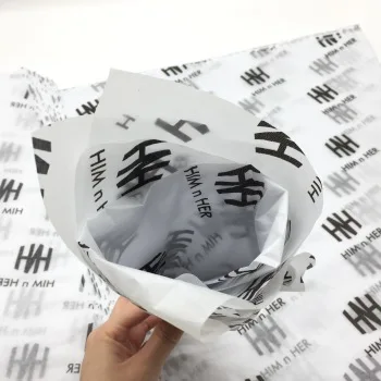 
Cheap custom printing own logo 17gsm wrapping tissue paper for clothes gift packaging 
