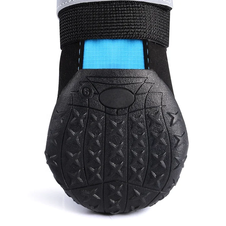 Dog Boots Waterproof Shoes for Medium Large Dogs Anti-Slip Paw Protectors 4 Pcs waterproof pet boots