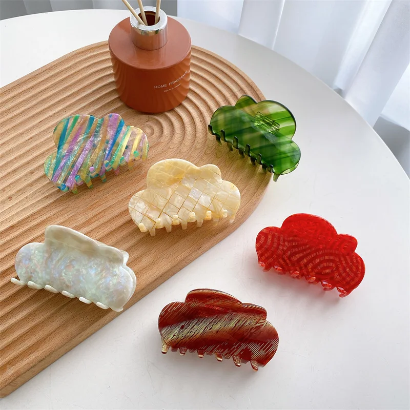 Yomo2024 Fancy Fashion Decorative Buns Chignon Twist Thin Thick Hair Up Butterfly Octopus Plastic Hair Claw Clips for Women Girl