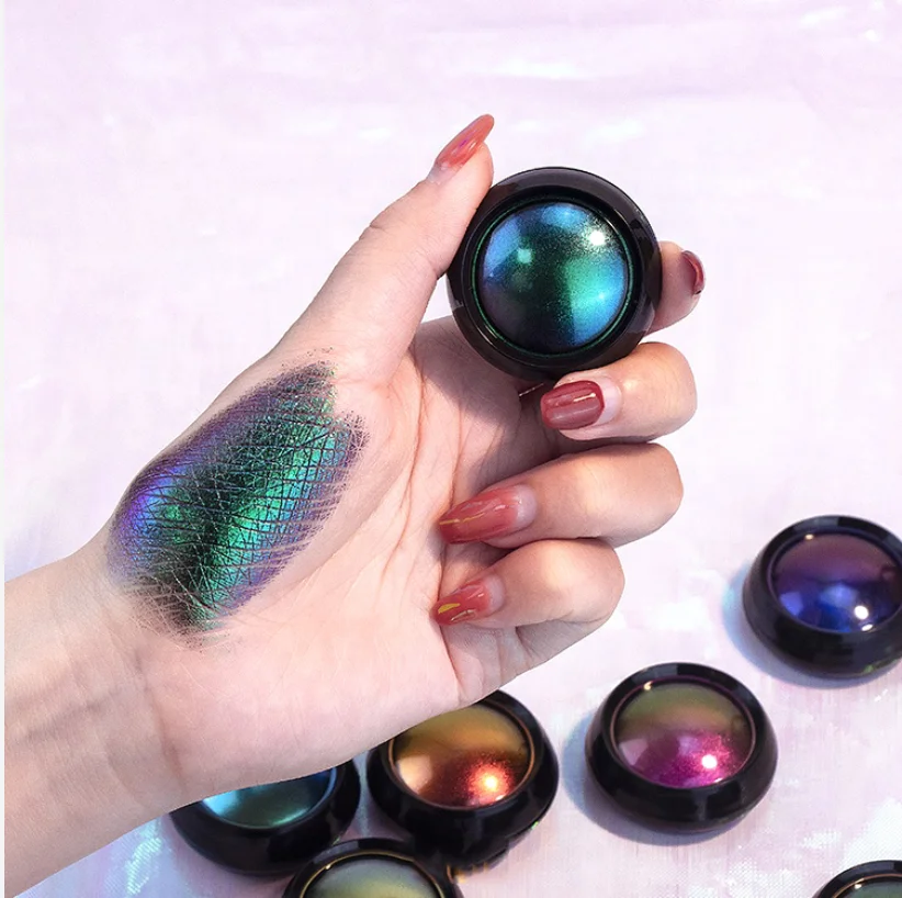 Vegan Cosmetics Chameleon Eye Shadow Metallic Pigmented Single Color Make Your Own Eyeshadow