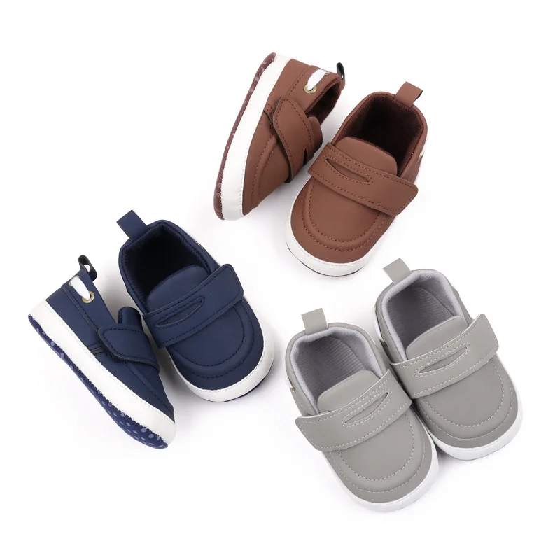 2024 Fashion Trend Newborn Boy Hoes Cotton Soft-Soled Non-slip Wear Resistant Baby Boys Casual Shoes