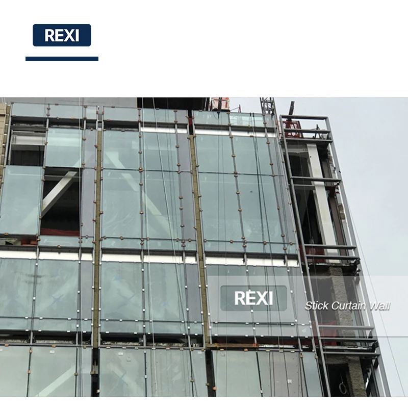 Innovated Curtain Walls Facades Building Envelope System with Design Supply Installation