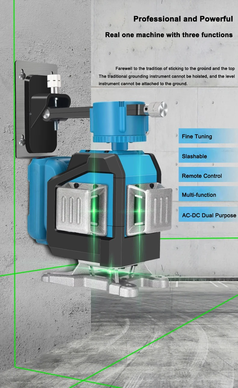 Самонивелирующийся Настольный кубический Карманный лазерный нивелир для ладони с пересекающимися линиями дешевый
