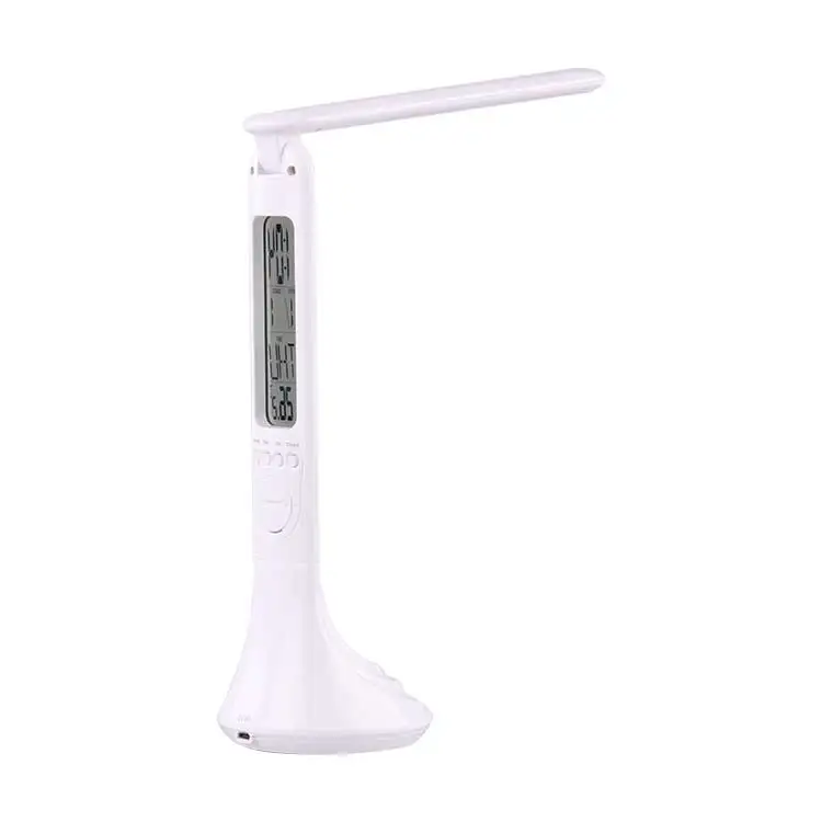 
Modern student eye protection led desk light folded Plastic White LED Battery charger Table Lamp 