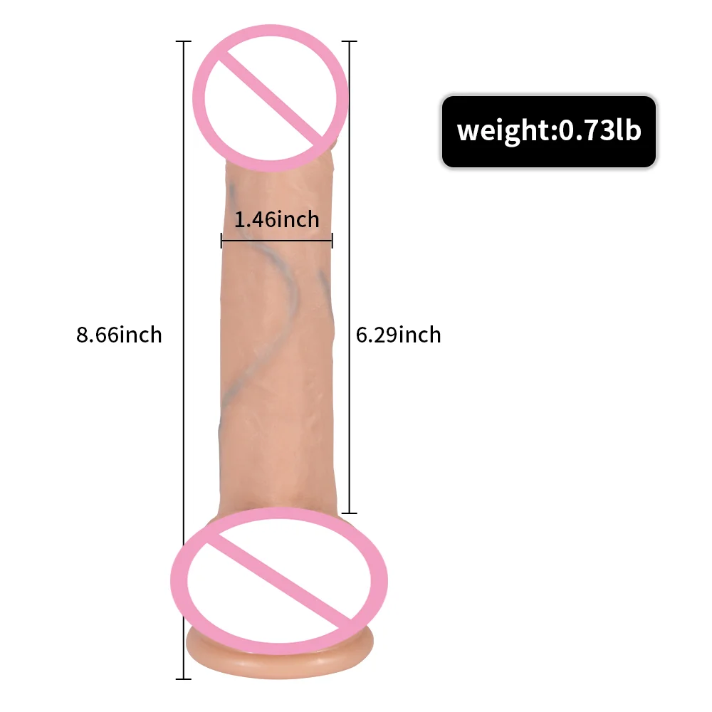 XISE sex toy for women woman dildos saxy thrusting fox six female masturbation plastic penis 1 foot big realistic silicone men