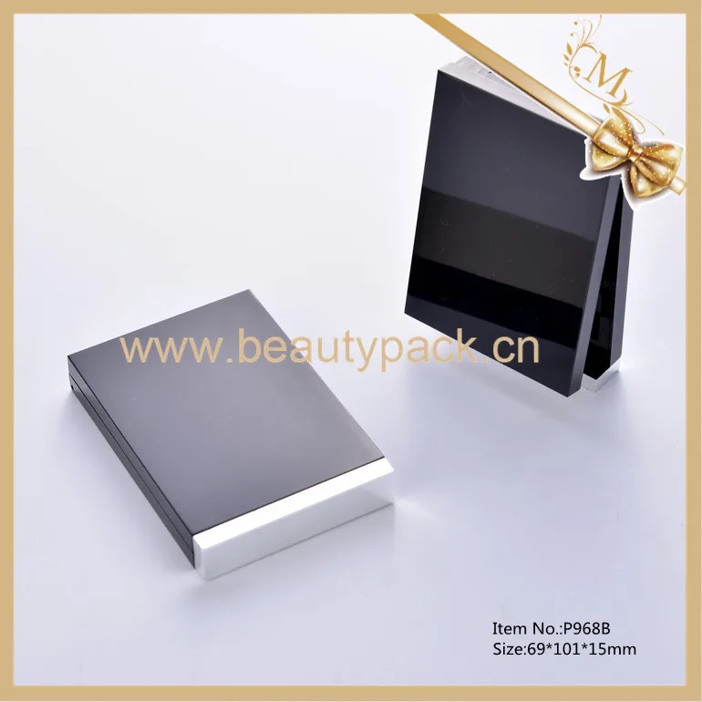
Best Price Custom 4 Color Black Empty Magnet Eyeshadow Case with Brush Luxury 