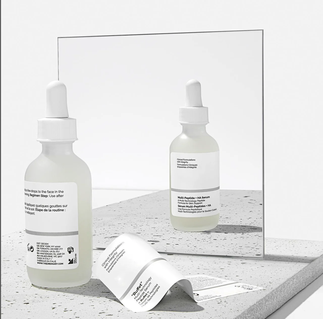 private label Ordina Retinol Niacinamide Caffeine Hyaluronic Acid Salicylic Acid Buffet Marine hyaluronic serum