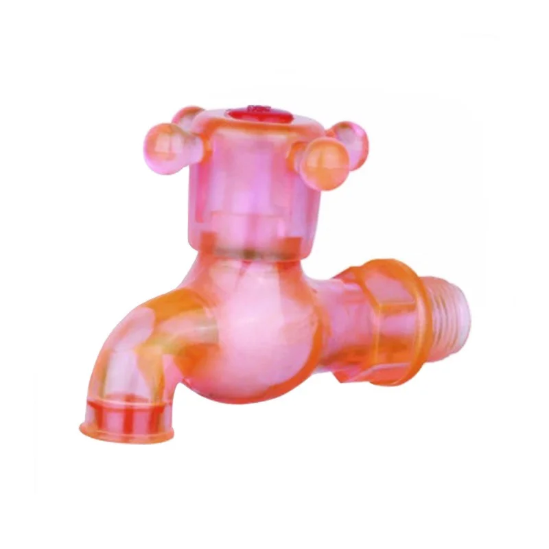 Garden Irrigation Connector Plastic Bibcock Wall Mounted Male Thread Plastic Pvc Water Tap