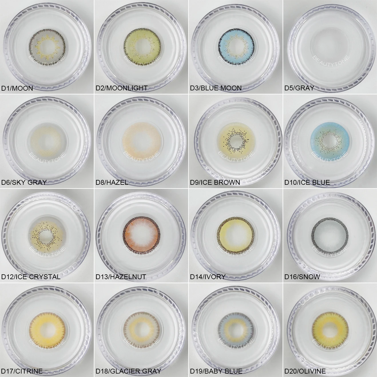 Dream hazelnut cheap cosmetic colored contacts lens magic color natural style contact lenses