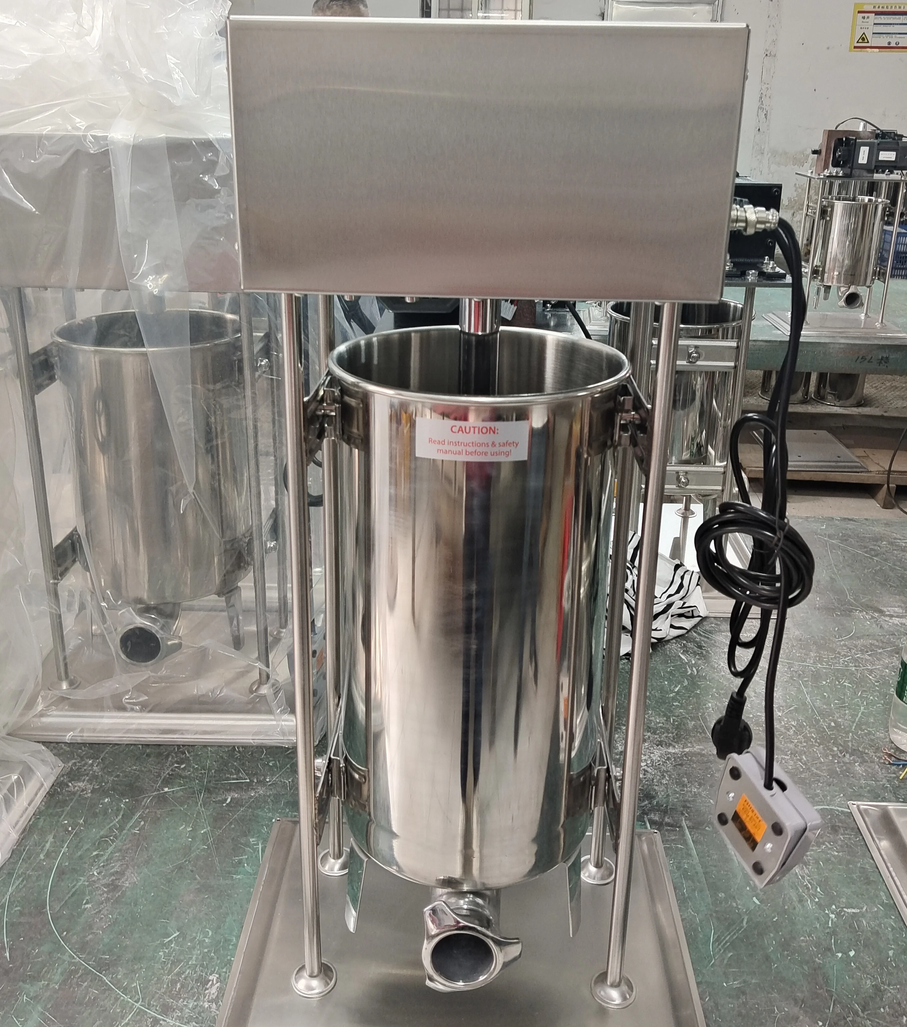 15L big capacity Churros Maker automatic electric churos machine  churrera churro maker with 4 molds