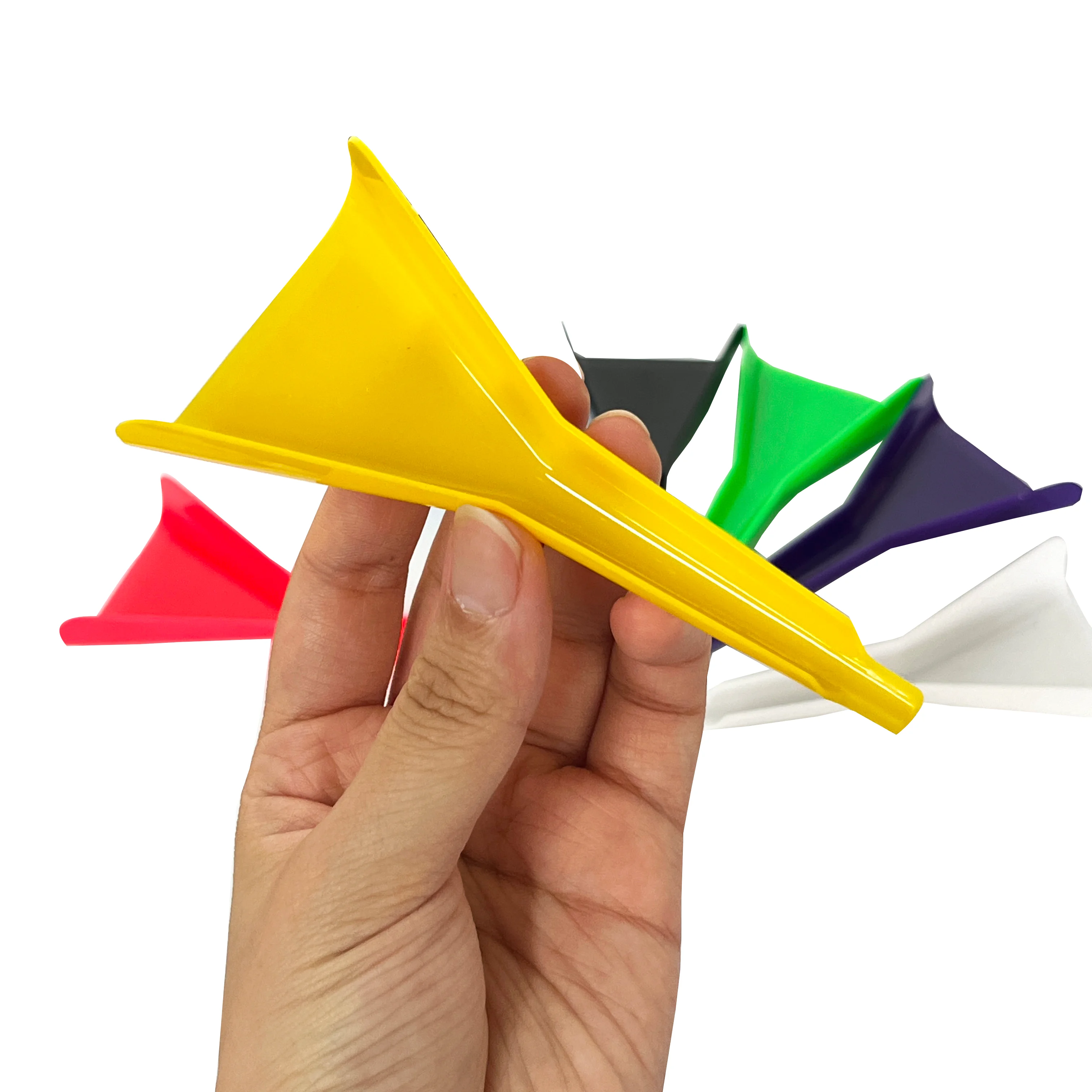 wholesale custom logo portable conical funnel cigarette accessories 110MM colored cigarette filler tobacco shovel loader