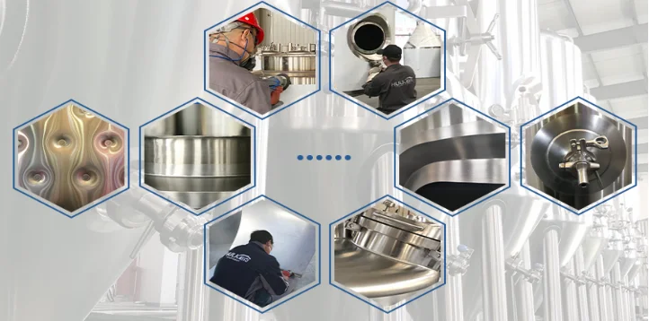 Horizontal brite beer tank 500l 5HL storage serving tank for beer brewing machine brewery