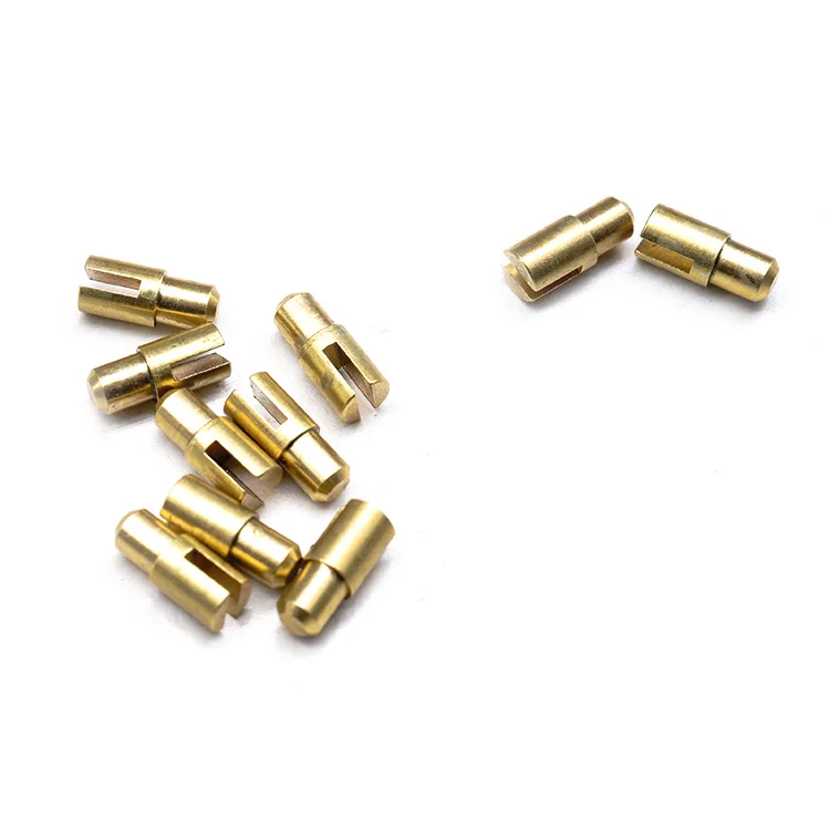 Custom Wholesale Precise Electronic Split Rivets Auto Lathe Parts Cone Head Brass Rivets