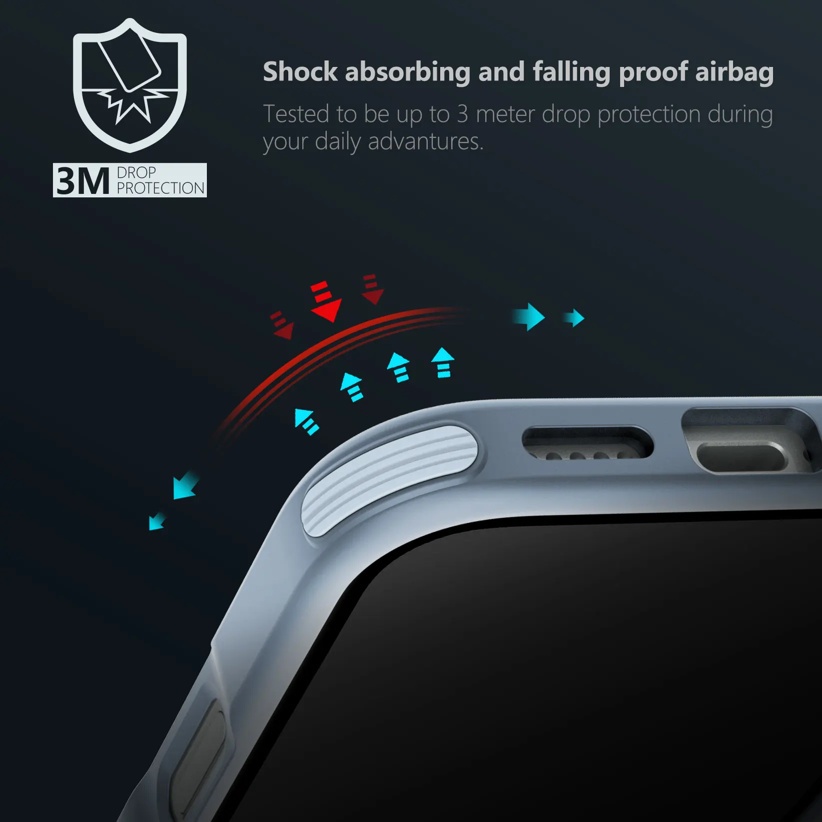 Luxury Anti Fall Air Cushion Clear Phone Case Magnetic Shockproof Suitable For iPhone 16 Pro