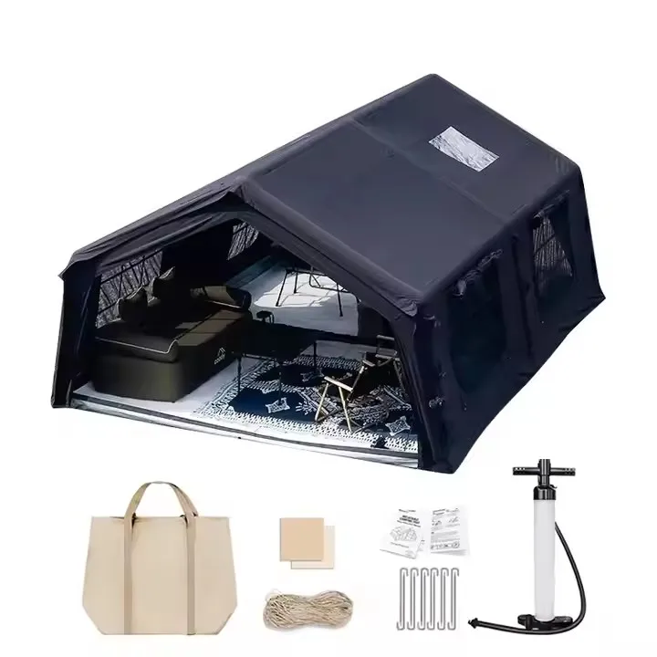 Large Family Party Cheap Outdoor Double Prefabricated House Foldable 6-Season 4-Season Tent Oxford One Bedroom