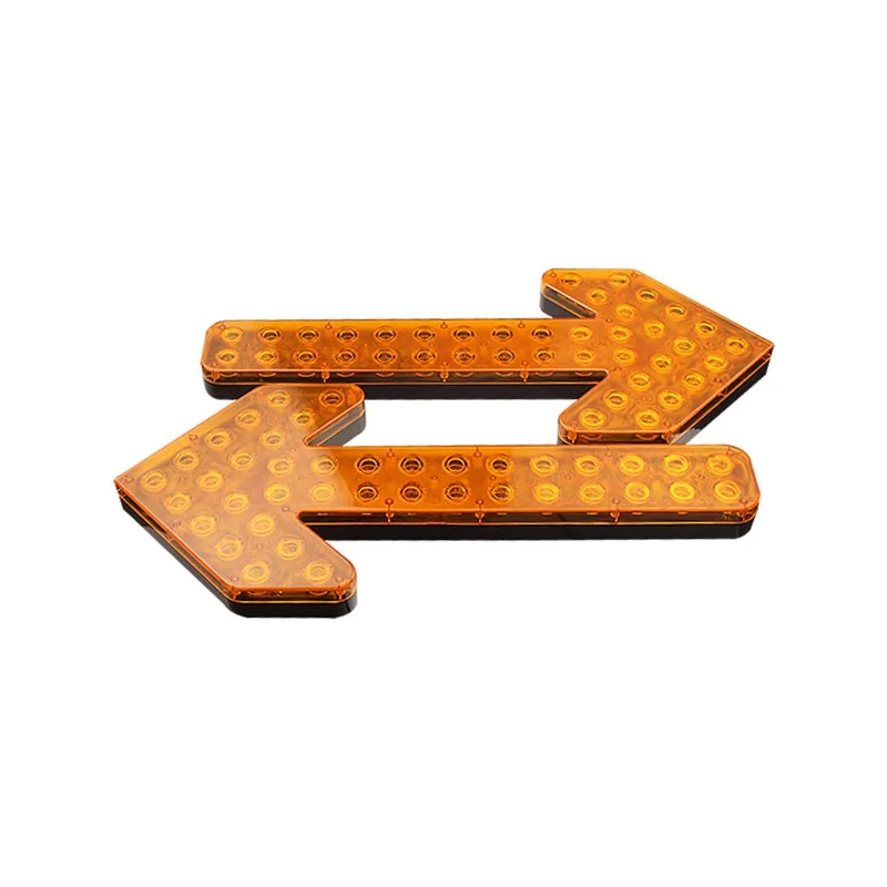 Sprinkler truck turn arrow light Cleaning engineering vehicle LED water turn warning indicator light strip DC12-24V