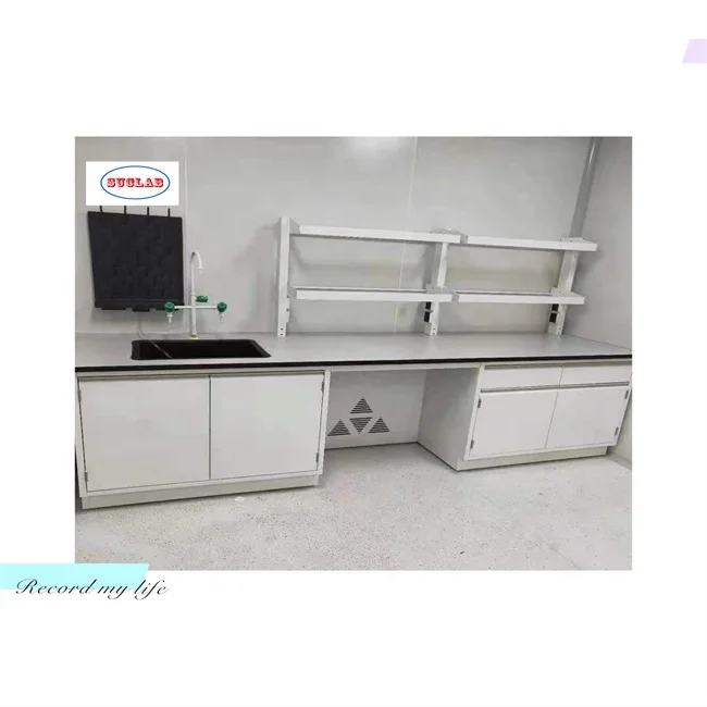 Profesional Customized Made Microflex Chemical Resistant To  Lab Work Bench Furniture For Hospital & School Lab