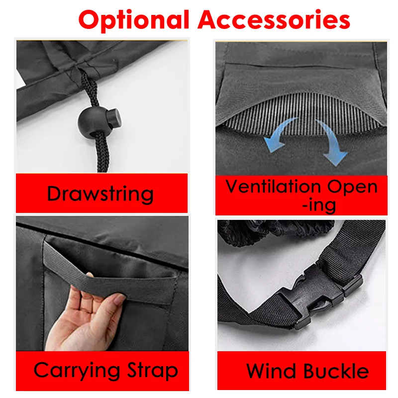 High Quality Tear Resistant Waterproof Small Blackstone Barbecue BBQ Gas Grill Cover Griddle Cover For Outdoor Grill
