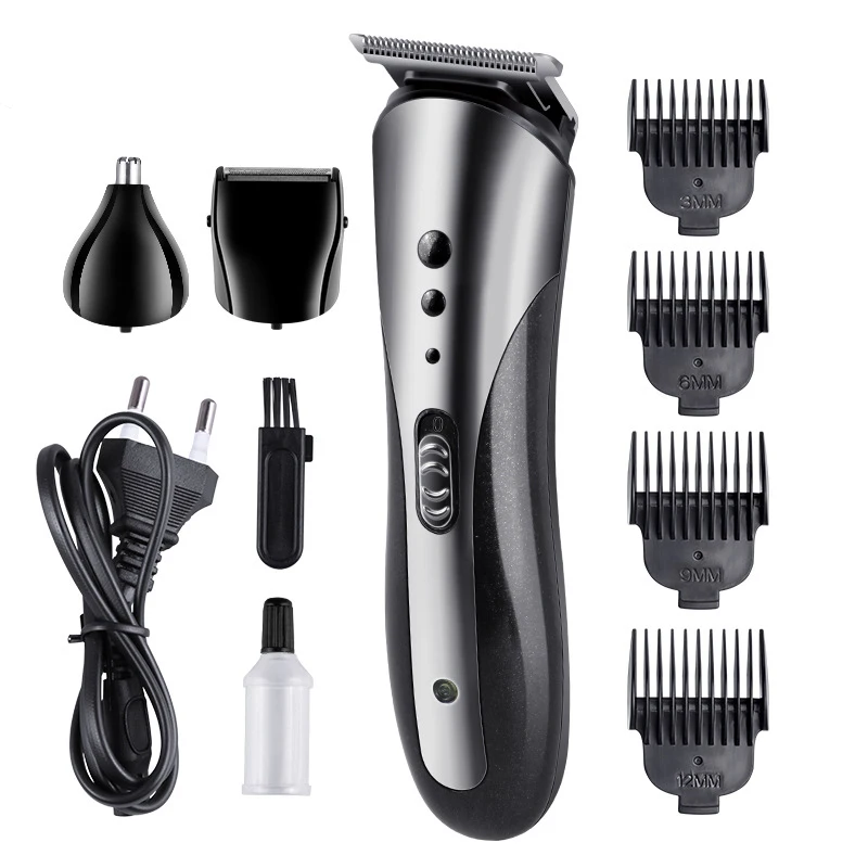 Men Grooming Kit Cutter Hair Trimmer waterproof professional electric rechargeable shaver nose hair clippers Multifunctional set