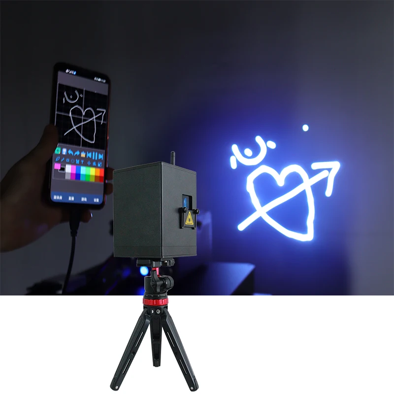 3W  mobile phone App controls laser light stage light interactive stage light party family activities convenient and fun