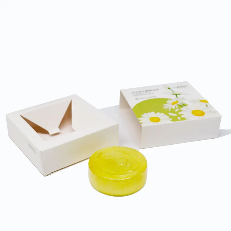 Navy Blue Glod Foil Stamping Skincare Product Packaging Drawer for Men Style Cheap Matchbox Gift Box Elegant Custom OEM Sea Logo