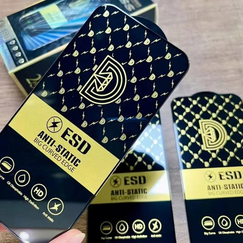 Suitable for iphoe 14 mobile phone 4Core dustproof electrostatic ESD glass protector A72 full screen A52S5G tempered film