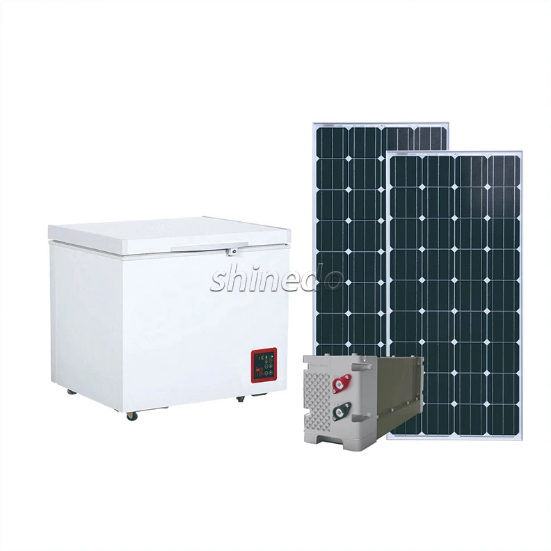 100 L DC 12V/24V Solar Refrigerator Single Door Solar Power Mini solar power freezer for Car Table Use