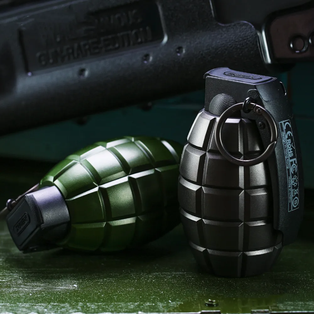 
Whosale portable 5000mah grenade mobile phone power banks usb battery charger 