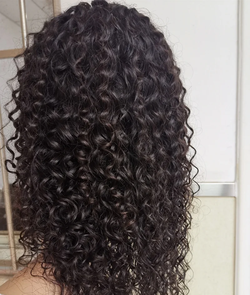 Парик для салонов, 613 натуральные необработанные волнистые волосы, длинный волнистый, вьющийся передний парик, выровненные человеческие волосы с кутикулой, парик на сетке спереди