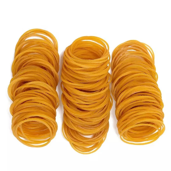 Wholesale Elastic Transparent Natural Rubber Bands for hair Office School Home Supplies